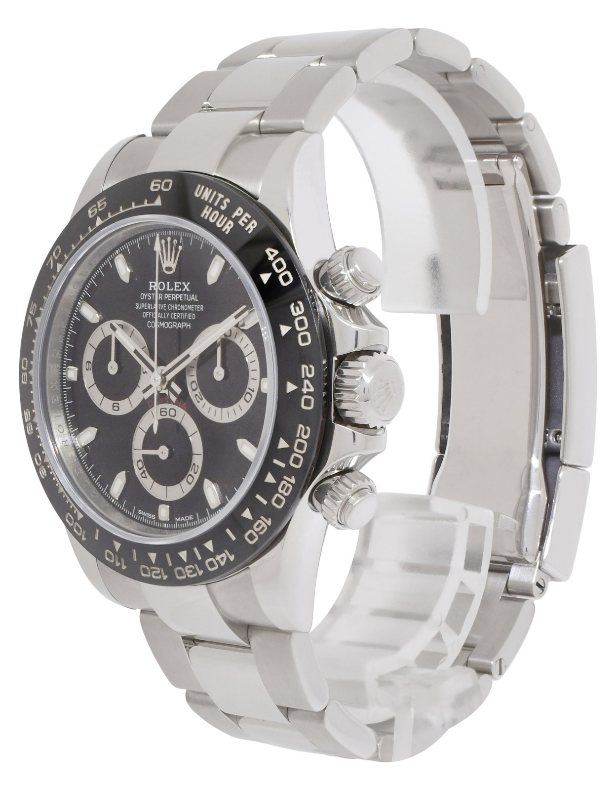Rolex Daytona Chronograph Steel & Ceramic Black Dial 40mm Watch 116500 Rolex Daytona Chronograph Steel & Ceramic Black Dial 40mm Watch 116500