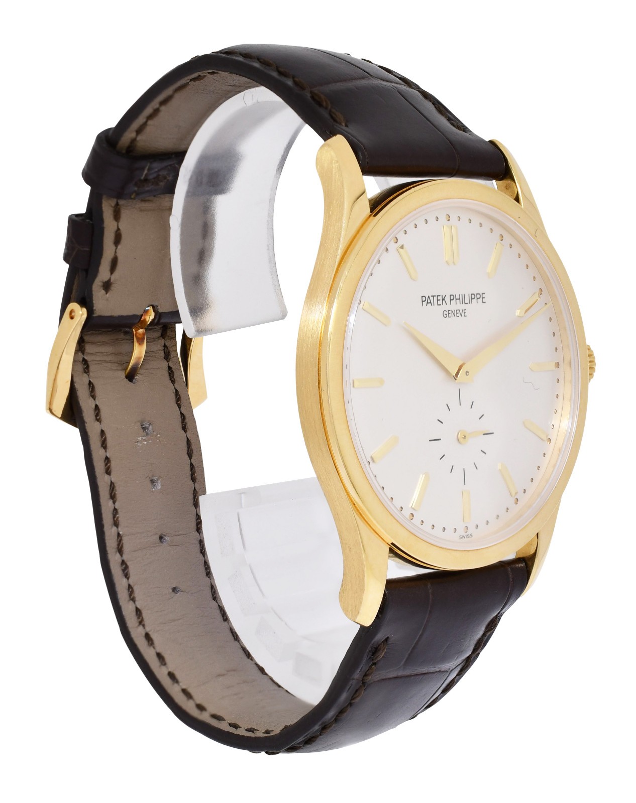 Patek Philippe Calatrava 5196 18k Yellow Gold Mens 37mm Manual Watch 5196J Patek Philippe Calatrava 5196 18k Yellow Gold Mens 37mm Manual Watch 5196J