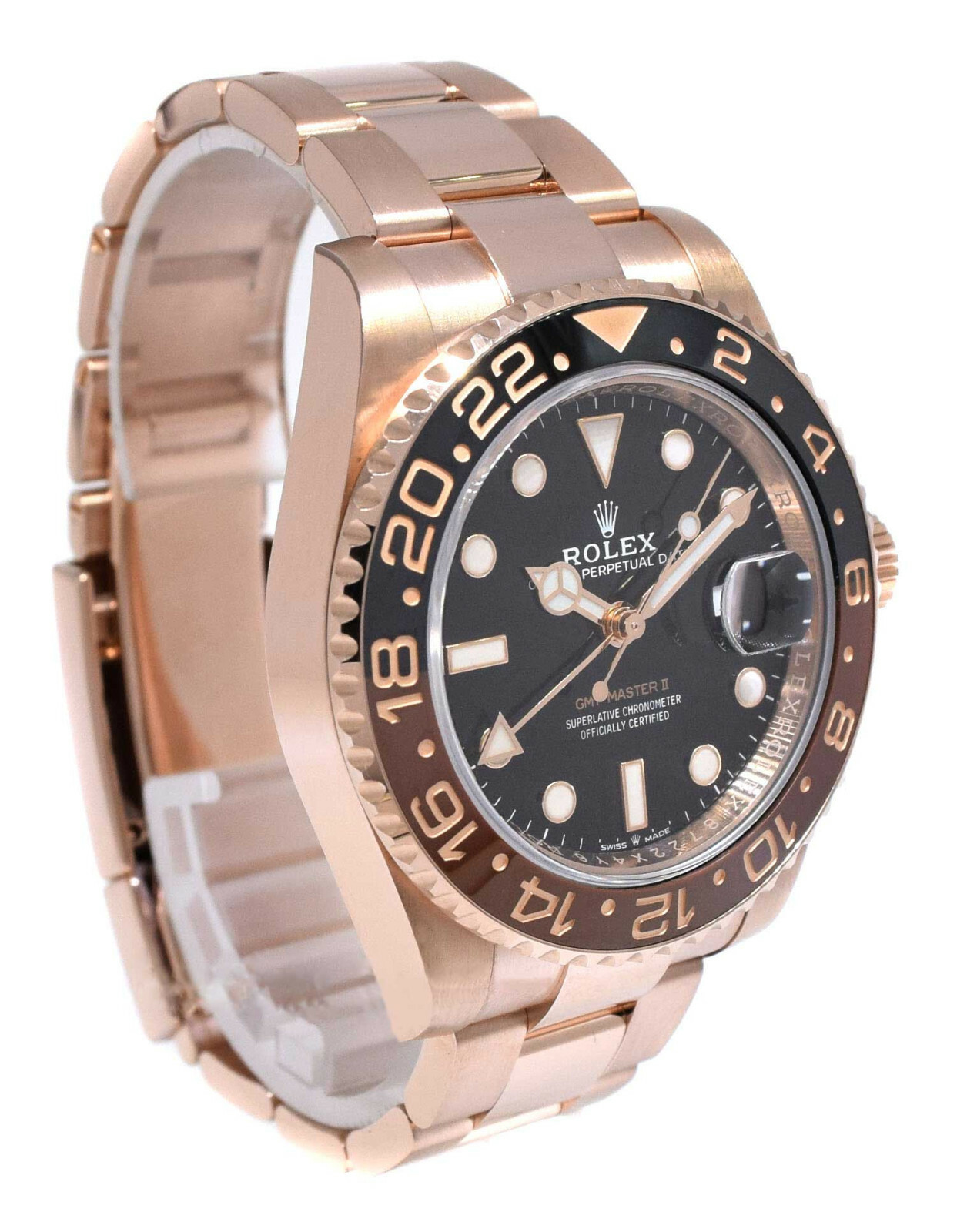Rolex GMT-Master II 18k Rose Gold "Root Beer" Ceramic Bezel Watch B/P '26 126715 Rolex GMT-Master II 18k Rose Gold "Root Beer" Ceramic Bezel Watch B/P '26 126715