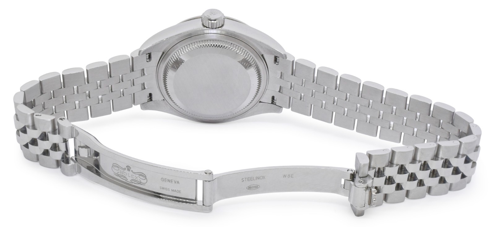 Rolex Datejust 28 Steel & 18k White Gold Bezel Silver Dial Ladies Watch 279174 Rolex Datejust 28 Steel & 18k White Gold Bezel Silver Dial Ladies Watch 279174