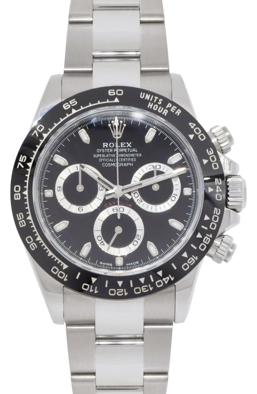 Rolex Daytona Chronograph Steel & Ceramic Black Dial 40mm Watch 116500 Rolex Daytona Chronograph Steel & Ceramic Black Dial 40mm Watch 116500