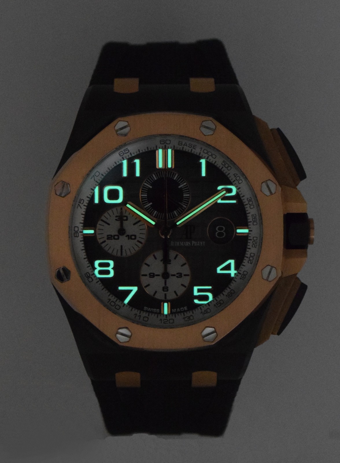 Audemars Piguet Royal Oak Offshore Ceramic/Rose Gold Smoke Gray 44 Watch 26405NR Audemars Piguet Royal Oak Offshore Ceramic/Rose Gold Smoke Gray 44 Watch 26405NR