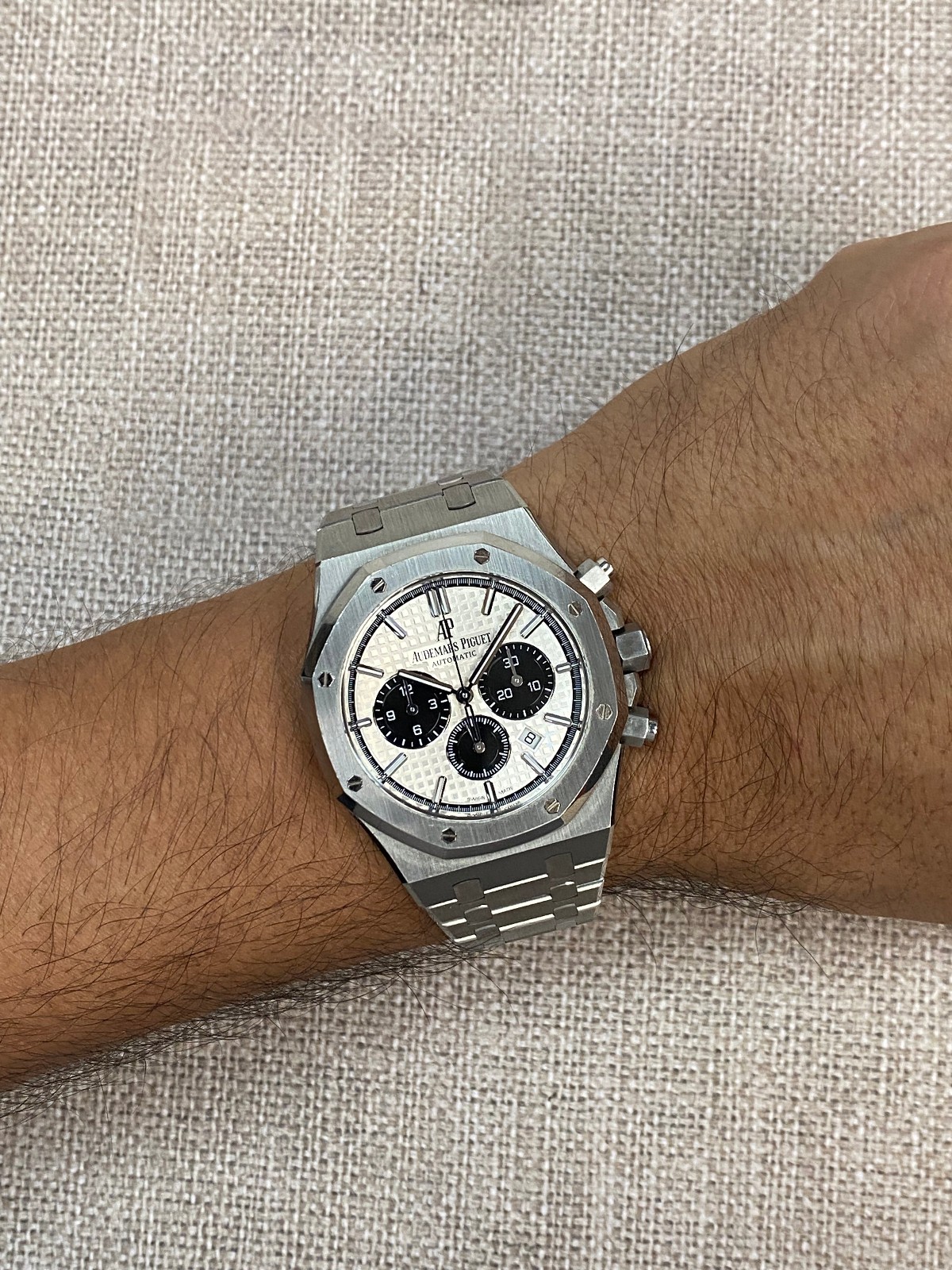 Audemars Piguet Royal Oak Chronograph Silver Panda 41mm Watch B/P '17 26331ST Audemars Piguet Royal Oak Chronograph Silver Panda 41mm Watch B/P '17 26331ST