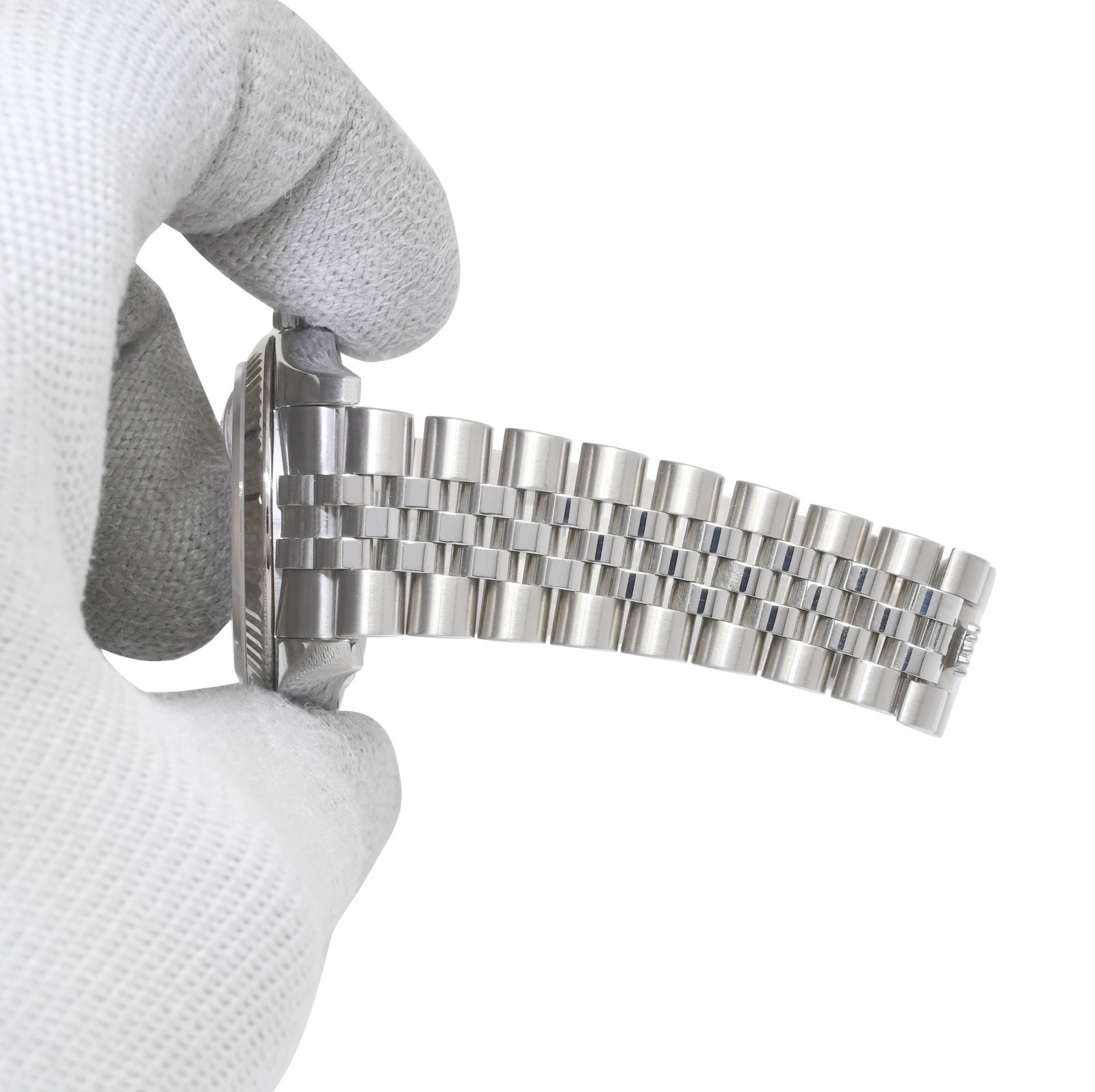 Rolex Datejust Steel & 18k Gold Bezel Silver Diamond Dial 36mm Watch Z 116234 Rolex Datejust Steel & 18k Gold Bezel Silver Diamond Dial 36mm Watch Z 116234