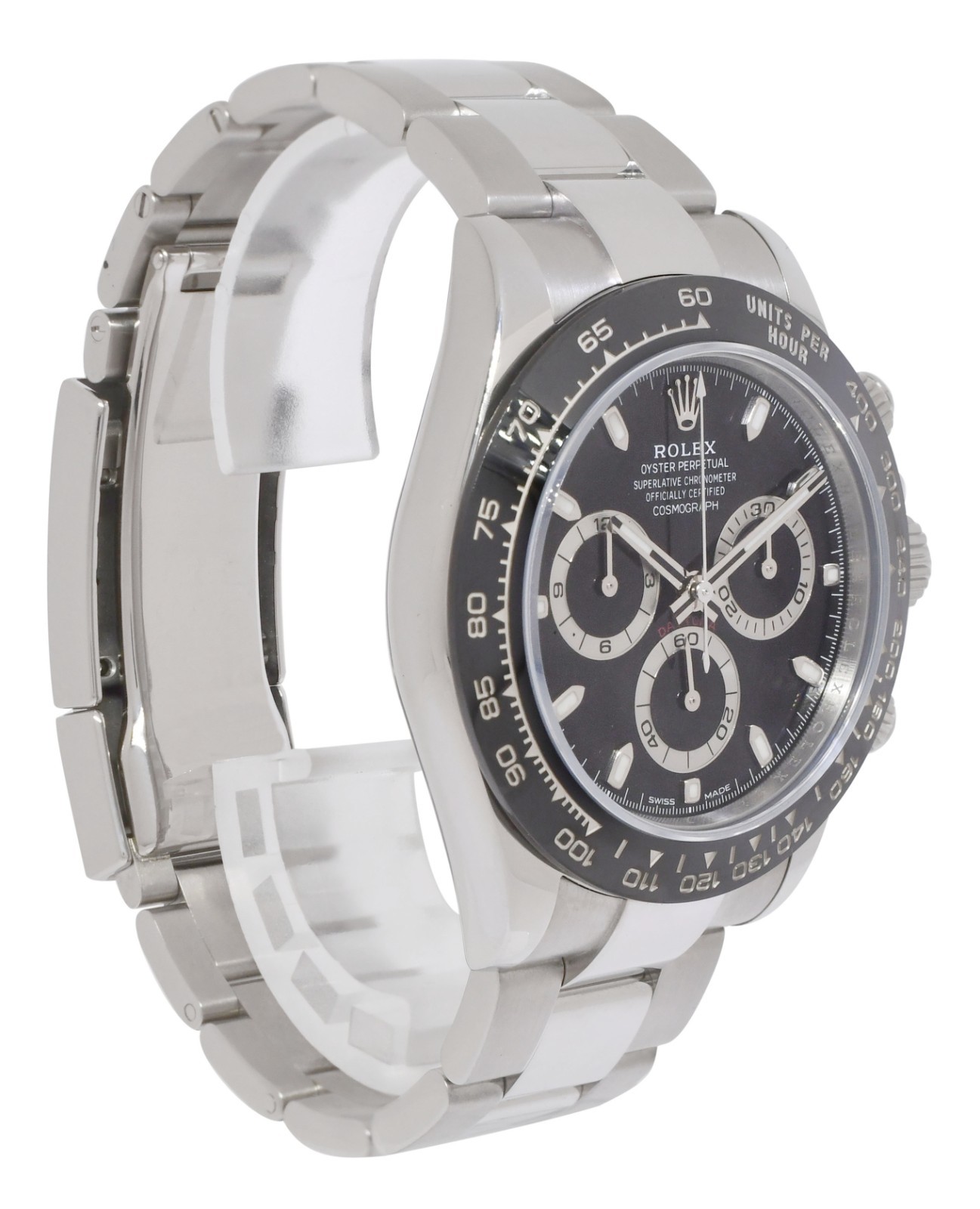 Rolex Daytona Chronograph Steel & Ceramic Black Dial 40mm Watch 116500 Rolex Daytona Chronograph Steel & Ceramic Black Dial 40mm Watch 116500