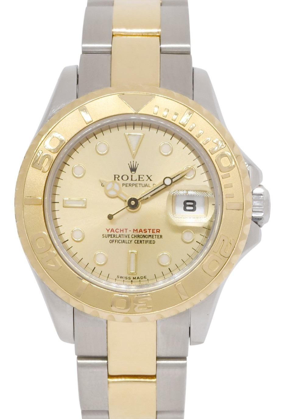 Rolex Yacht-Master 18k Yellow Gold/Steel Champagne Ladies 29mm Watch K 169623 Rolex Yacht-Master 18k Yellow Gold/Steel Champagne Ladies 29mm Watch K 169623