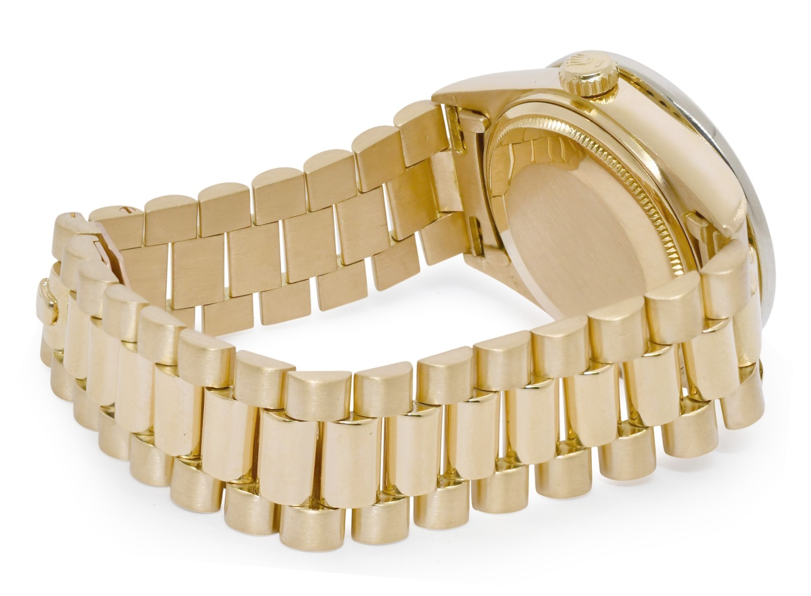 Rolex Day-Date President 18k Yellow Gold Diamond Dial/Bezel 36mm Watch '85 18048 Rolex Day-Date President 18k Yellow Gold Diamond Dial/Bezel 36mm Watch '85 18048