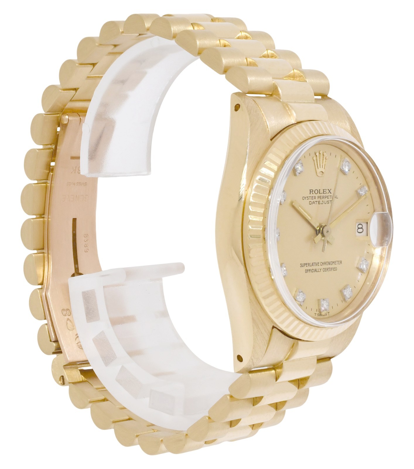 Rolex Datejust President 18k Yellow Gold Diamond Dial 31mm Watch '84 6827 Rolex Datejust President 18k Yellow Gold Diamond Dial 31mm Watch '84 6827