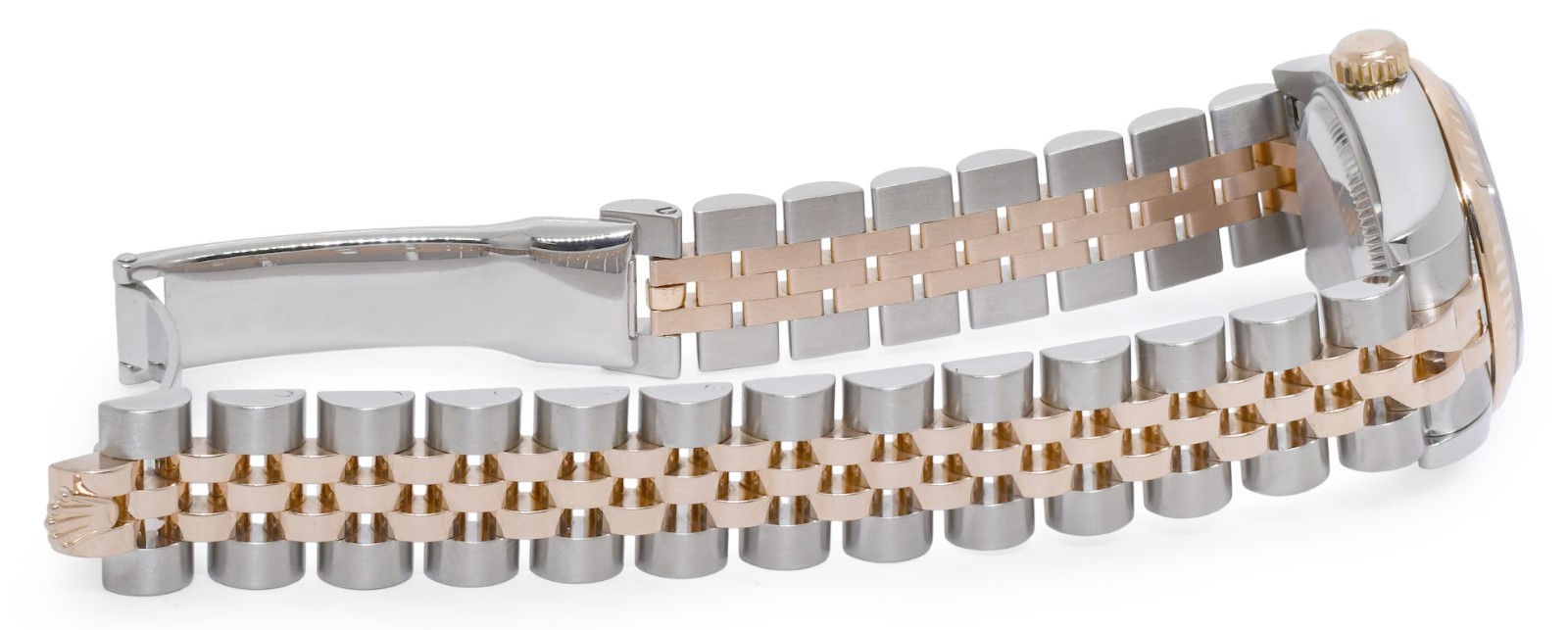 Rolex Datejust 18k Rose Gold/Steel Silver Diamond Dial 26mm Watch D 179171 Rolex Datejust 18k Rose Gold/Steel Silver Diamond Dial 26mm Watch D 179171