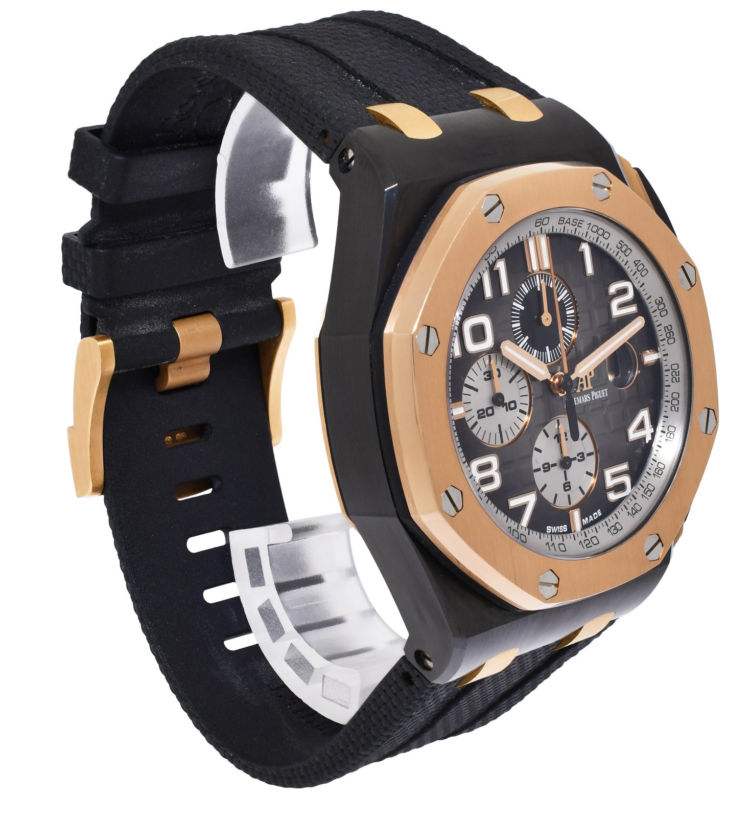 Audemars Piguet Royal Oak Offshore Ceramic/Rose Gold Smoke Gray 44 Watch 26405NR Audemars Piguet Royal Oak Offshore Ceramic/Rose Gold Smoke Gray 44 Watch 26405NR