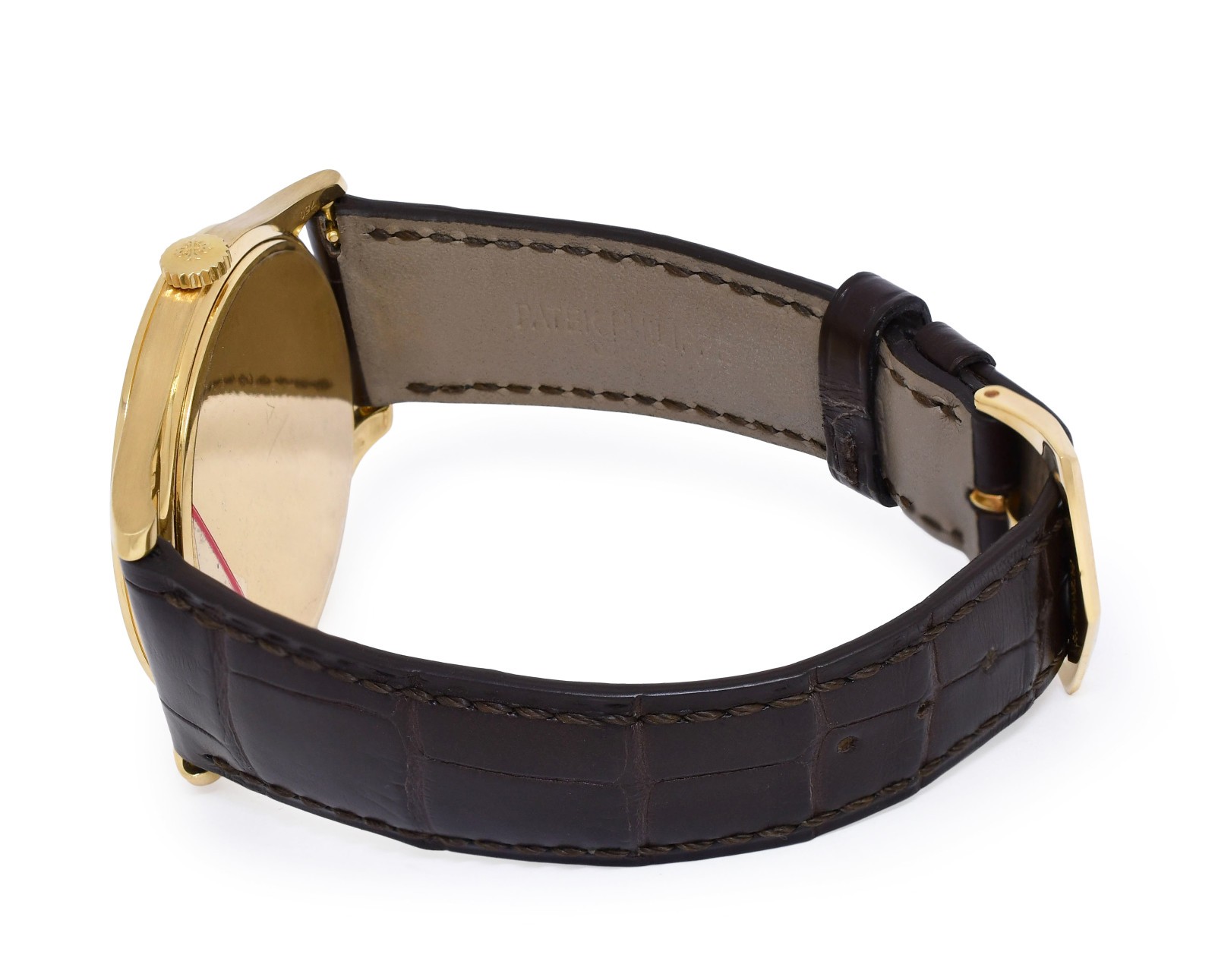 Patek Philippe Calatrava 5196 18k Yellow Gold Mens 37mm Manual Watch 5196J Patek Philippe Calatrava 5196 18k Yellow Gold Mens 37mm Manual Watch 5196J