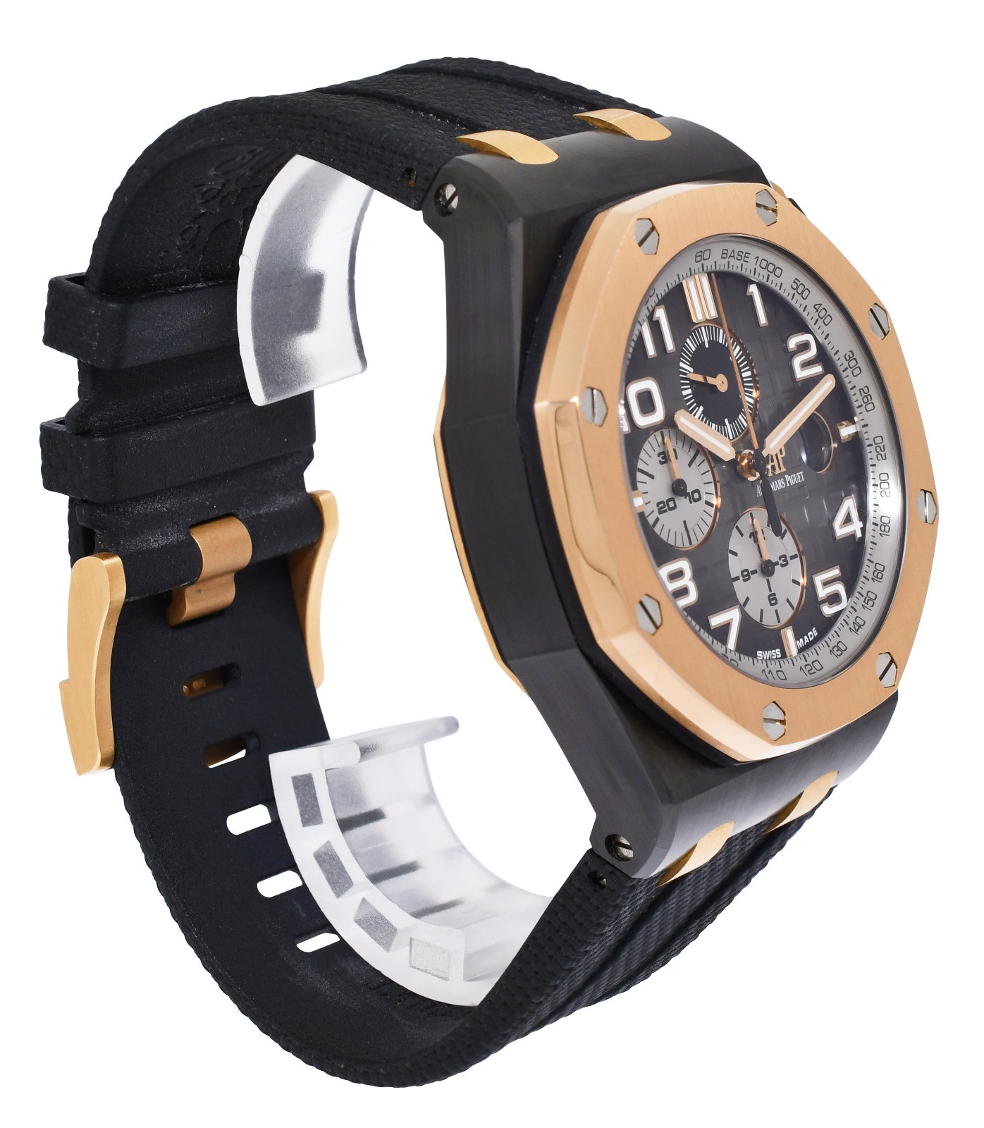 Audemars Piguet Royal Oak Offshore Ceramic/Rose Gold Smoke Gray 44 Watch 26405NR Audemars Piguet Royal Oak Offshore Ceramic/Rose Gold Smoke Gray 44 Watch 26405NR