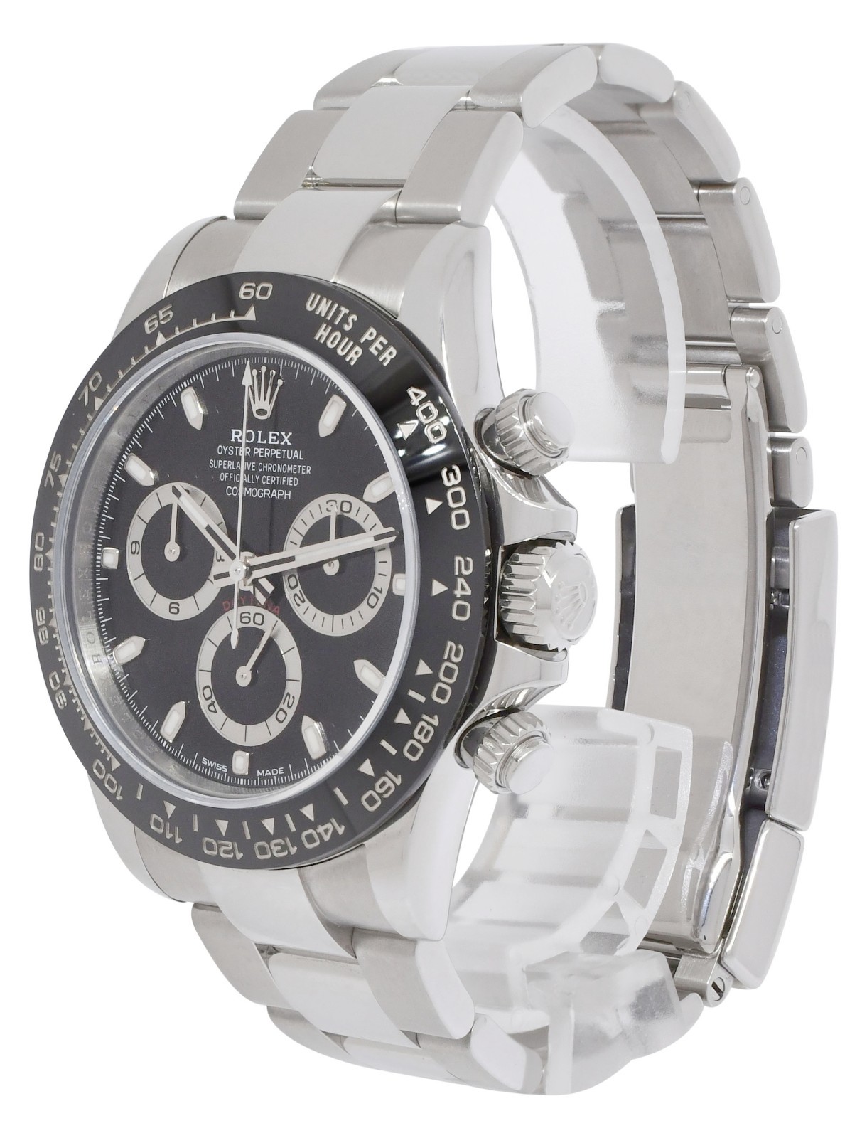 Rolex Daytona Chronograph Steel & Ceramic Black Dial 40mm Watch 116500 Rolex Daytona Chronograph Steel & Ceramic Black Dial 40mm Watch 116500
