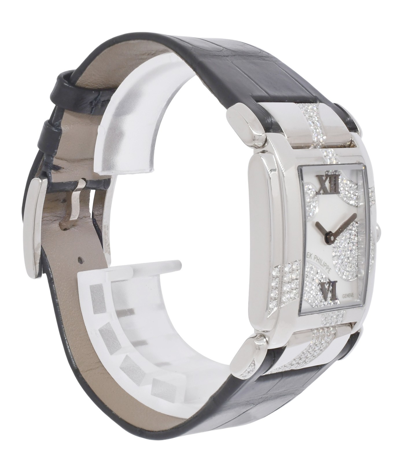Patek Philippe Twenty~4 4914 White Gold & Diamond Ladies Quartz Watch 24 4914G
