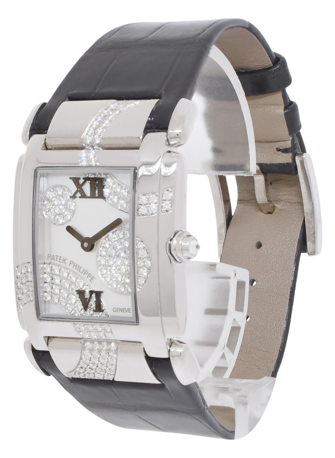 Patek Philippe Twenty~4 4914 White Gold & Diamond Ladies Quartz Watch 24 4914G