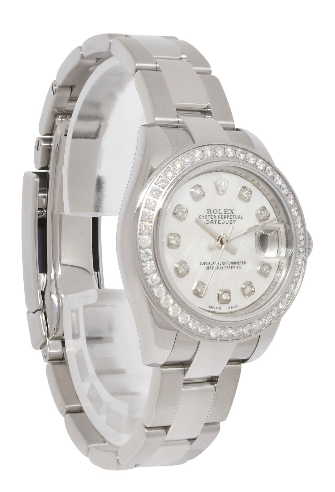 Rolex Datejust Steel MOP Diamond Dial/Bezel Ladies 26mm Watch M 179160 Rolex Datejust Steel MOP Diamond Dial/Bezel Ladies 26mm Watch M 179160