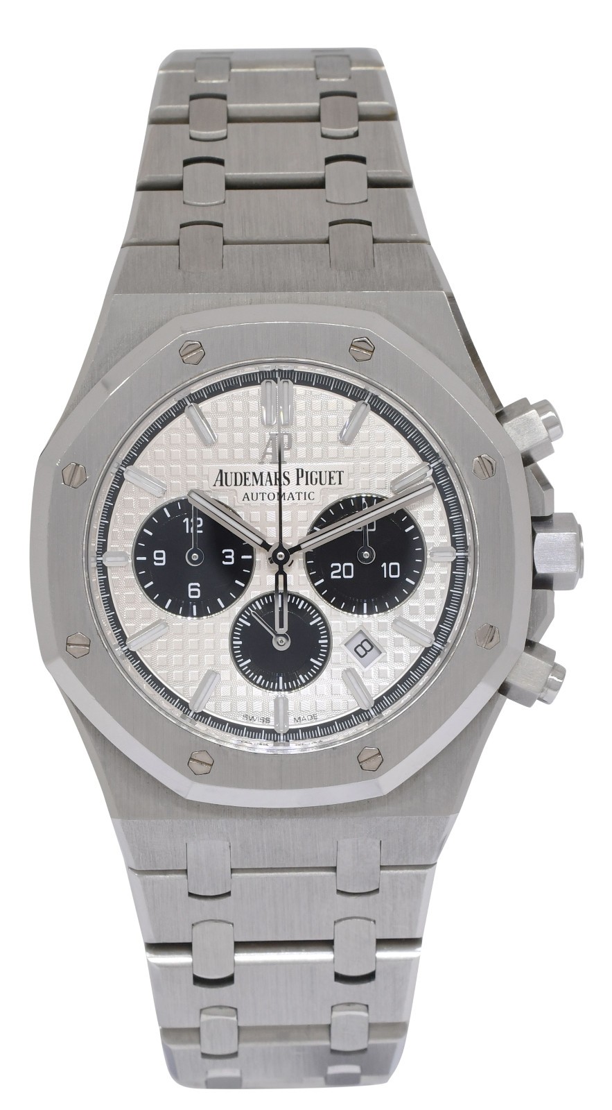 Audemars Piguet Royal Oak Chronograph Silver Panda 41mm Watch B/P '17 26331ST Audemars Piguet Royal Oak Chronograph Silver Panda 41mm Watch B/P '17 26331ST