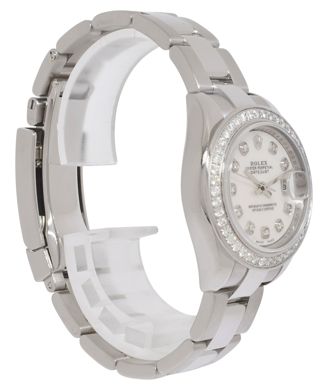 Rolex Datejust Steel MOP Diamond Dial/Bezel Ladies 26mm Watch M 179160 Rolex Datejust Steel MOP Diamond Dial/Bezel Ladies 26mm Watch M 179160