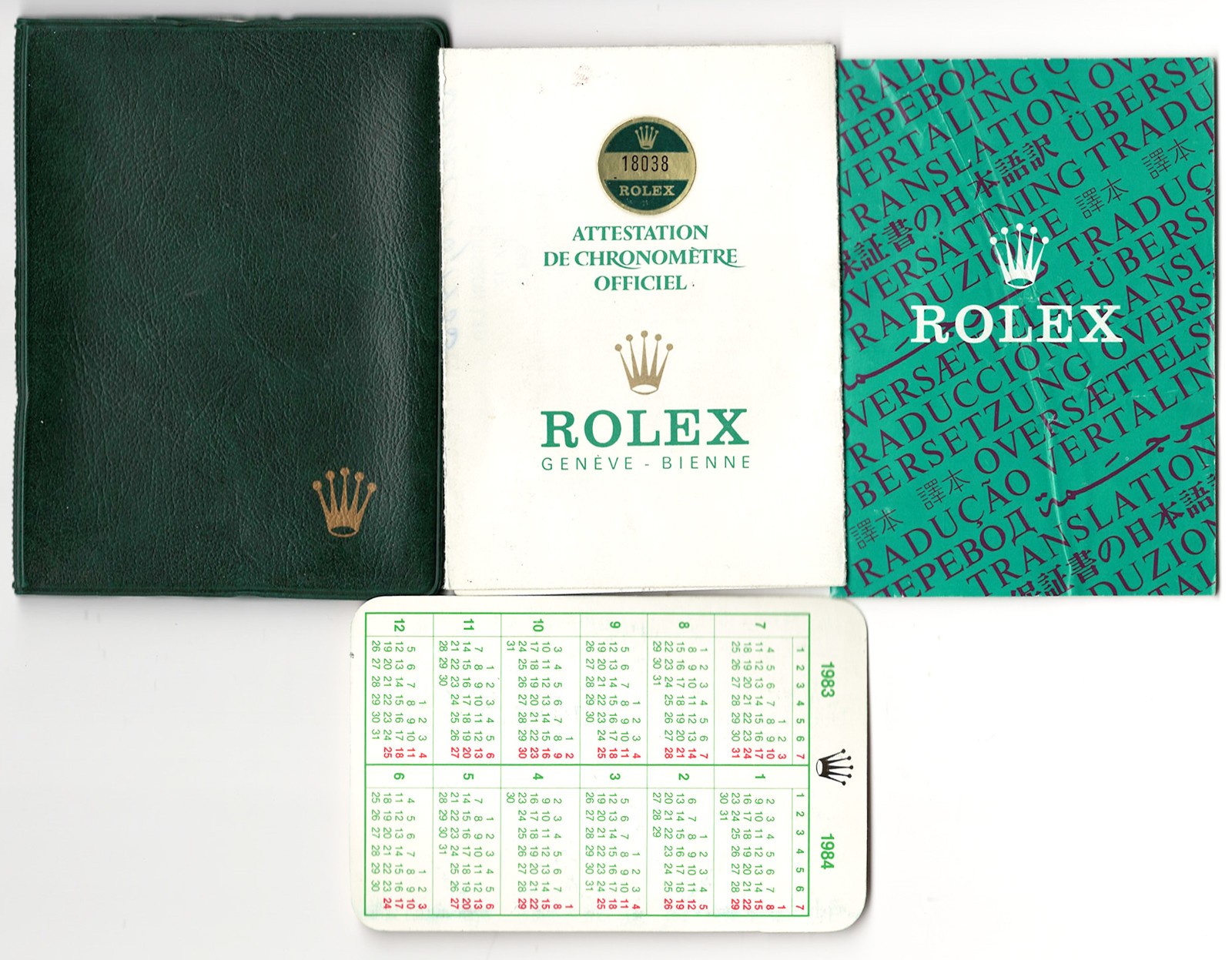 Rolex Day-Date President 18k Yellow Gold Tapestry 36mm Watch +Papers '83 18038 Rolex Day-Date President 18k Yellow Gold Tapestry 36mm Watch +Papers '83 18038