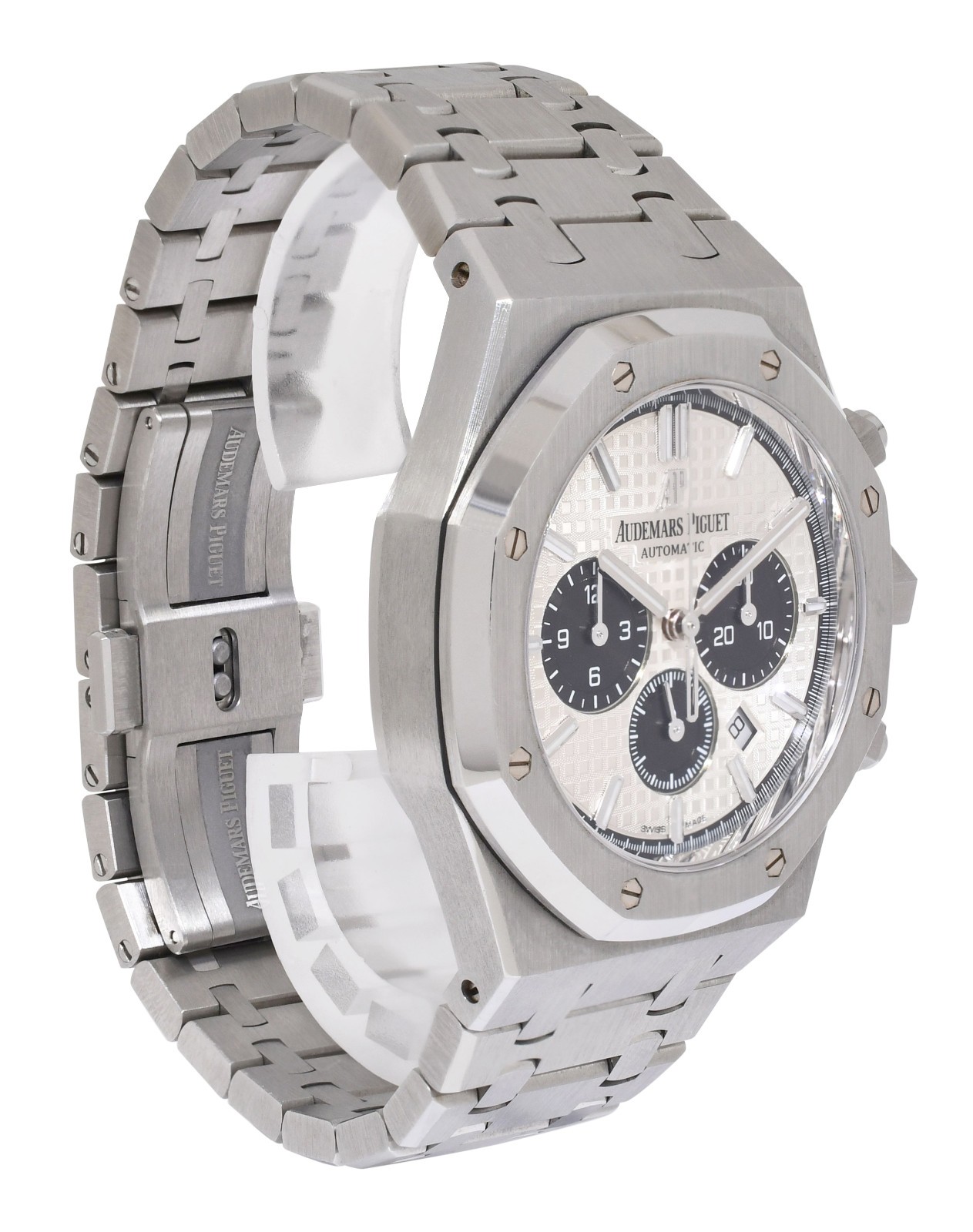 Audemars Piguet Royal Oak Chronograph Silver Panda 41mm Watch B/P '17 26331ST Audemars Piguet Royal Oak Chronograph Silver Panda 41mm Watch B/P '17 26331ST
