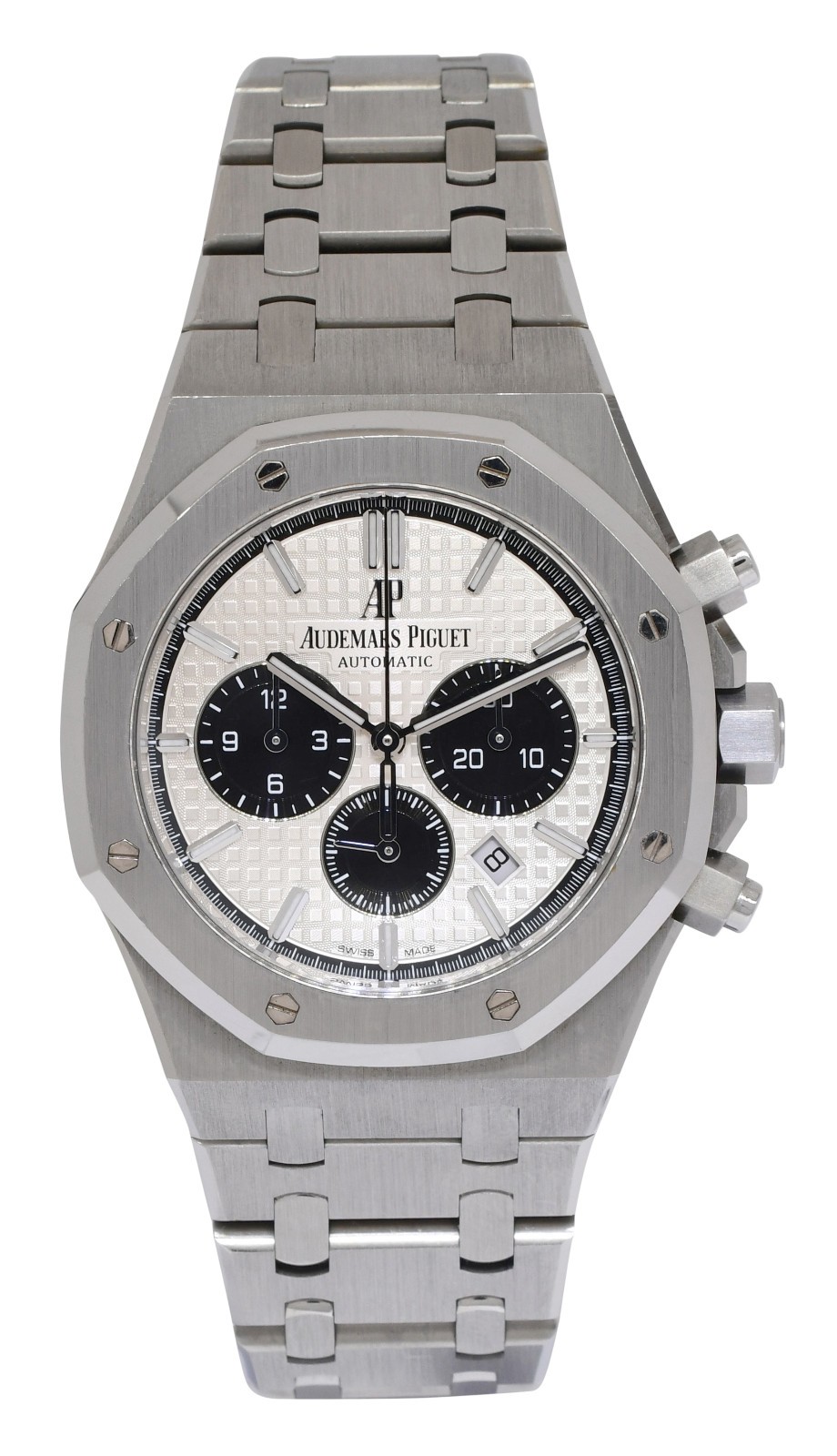 Audemars Piguet Royal Oak Chronograph Silver Panda 41mm Watch B/P '17 26331ST Audemars Piguet Royal Oak Chronograph Silver Panda 41mm Watch B/P '17 26331ST