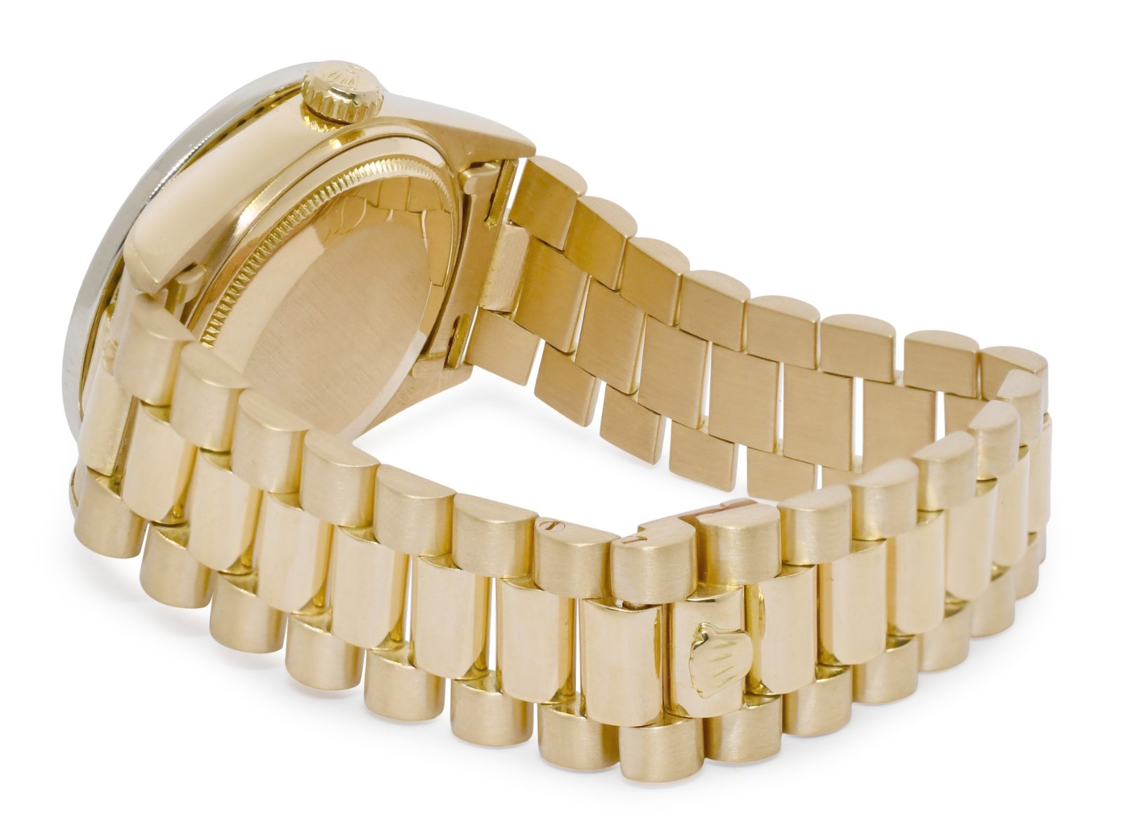 Rolex Day-Date President 18k Yellow Gold Diamond Dial/Bezel 36mm Watch '85 18048 Rolex Day-Date President 18k Yellow Gold Diamond Dial/Bezel 36mm Watch '85 18048