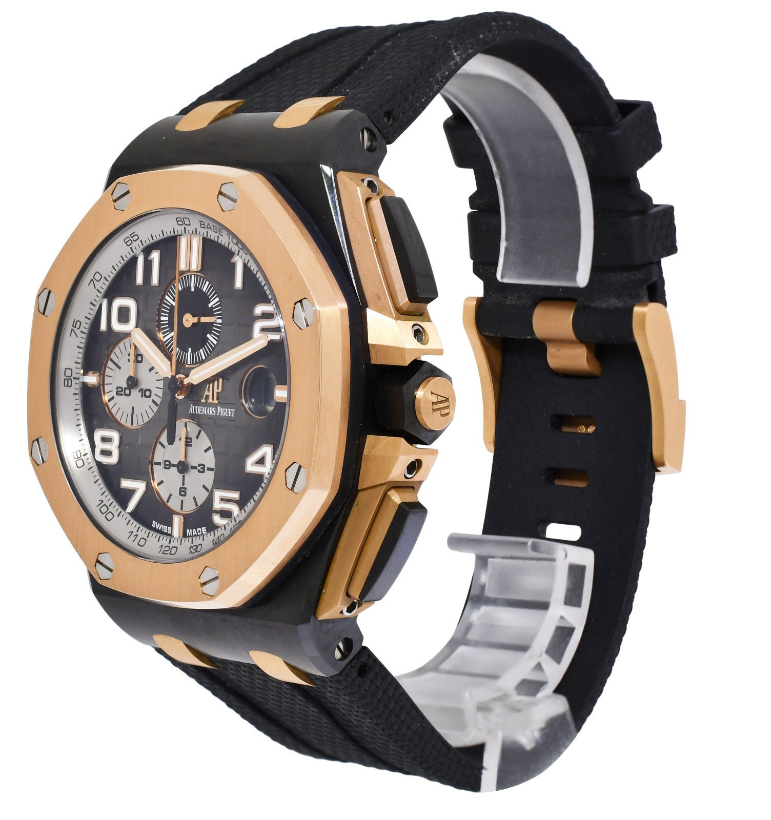 Audemars Piguet Royal Oak Offshore Ceramic/Rose Gold Smoke Gray 44 Watch 26405NR Audemars Piguet Royal Oak Offshore Ceramic/Rose Gold Smoke Gray 44 Watch 26405NR