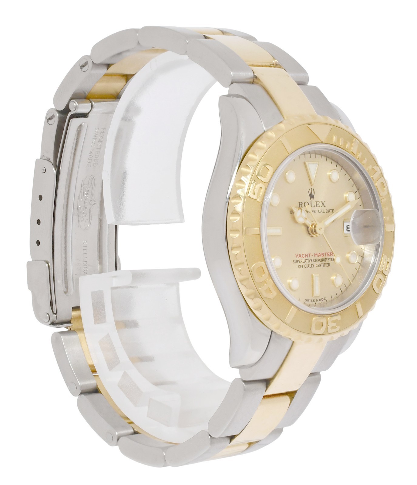 Rolex Yacht-Master 18k Yellow Gold/Steel Champagne Ladies 29mm Watch K 169623 Rolex Yacht-Master 18k Yellow Gold/Steel Champagne Ladies 29mm Watch K 169623