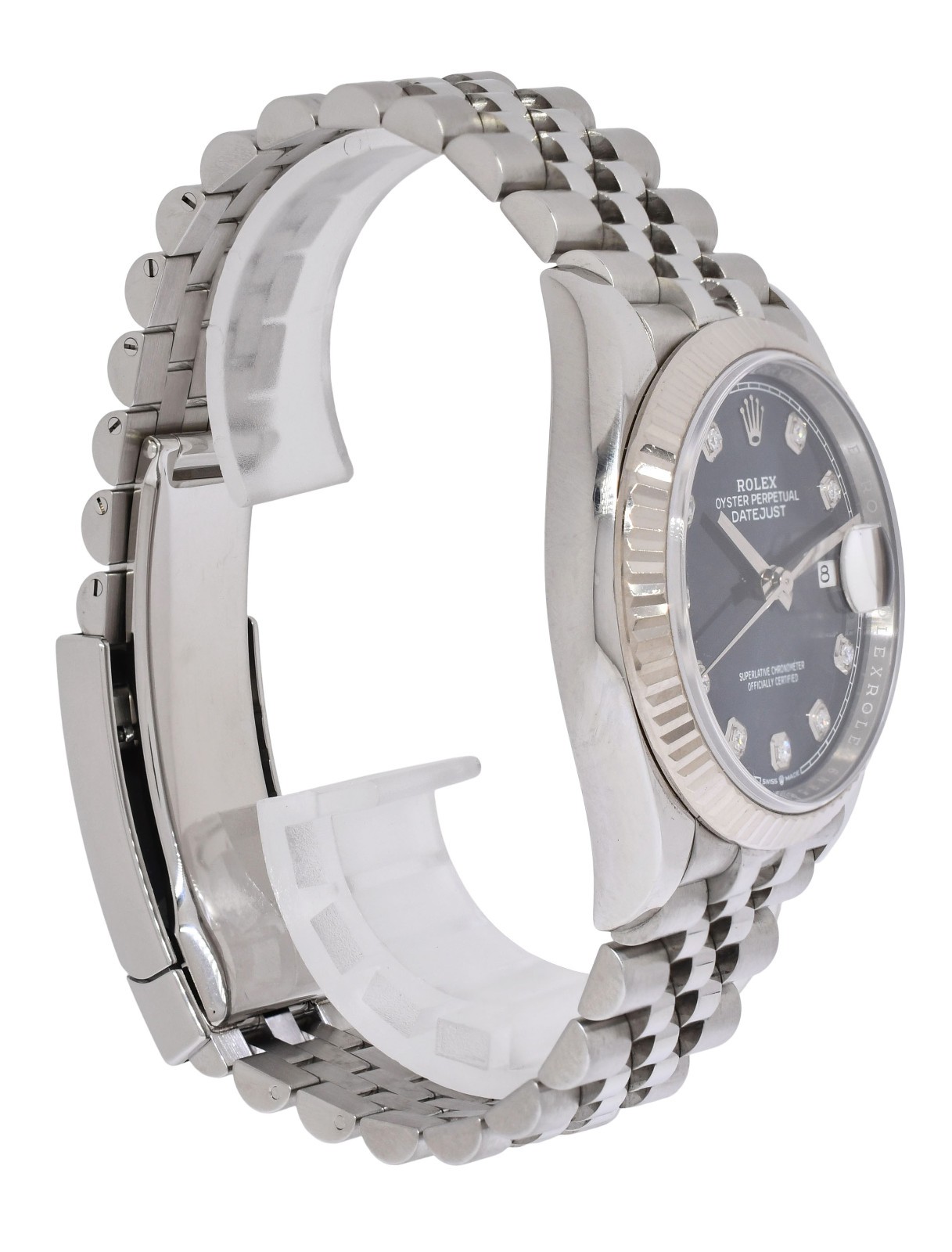 Rolex Datejust 36 Steel & 18k Gold Bezel Blue Diamond Dial Jubilee Watch 126234 Rolex Datejust 36 Steel & 18k Gold Bezel Blue Diamond Dial Jubilee Watch 126234