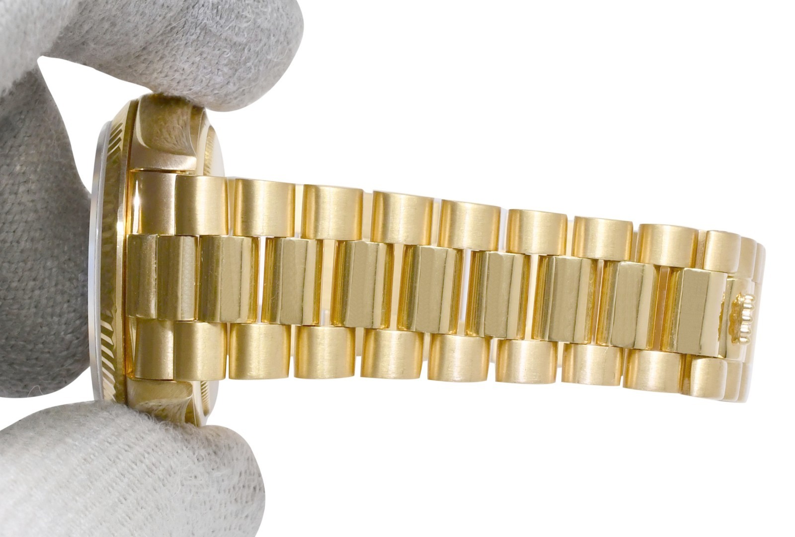 Rolex Day-Date President 18k Yellow Gold Tapestry 36mm Watch +Papers '83 18038 Rolex Day-Date President 18k Yellow Gold Tapestry 36mm Watch +Papers '83 18038