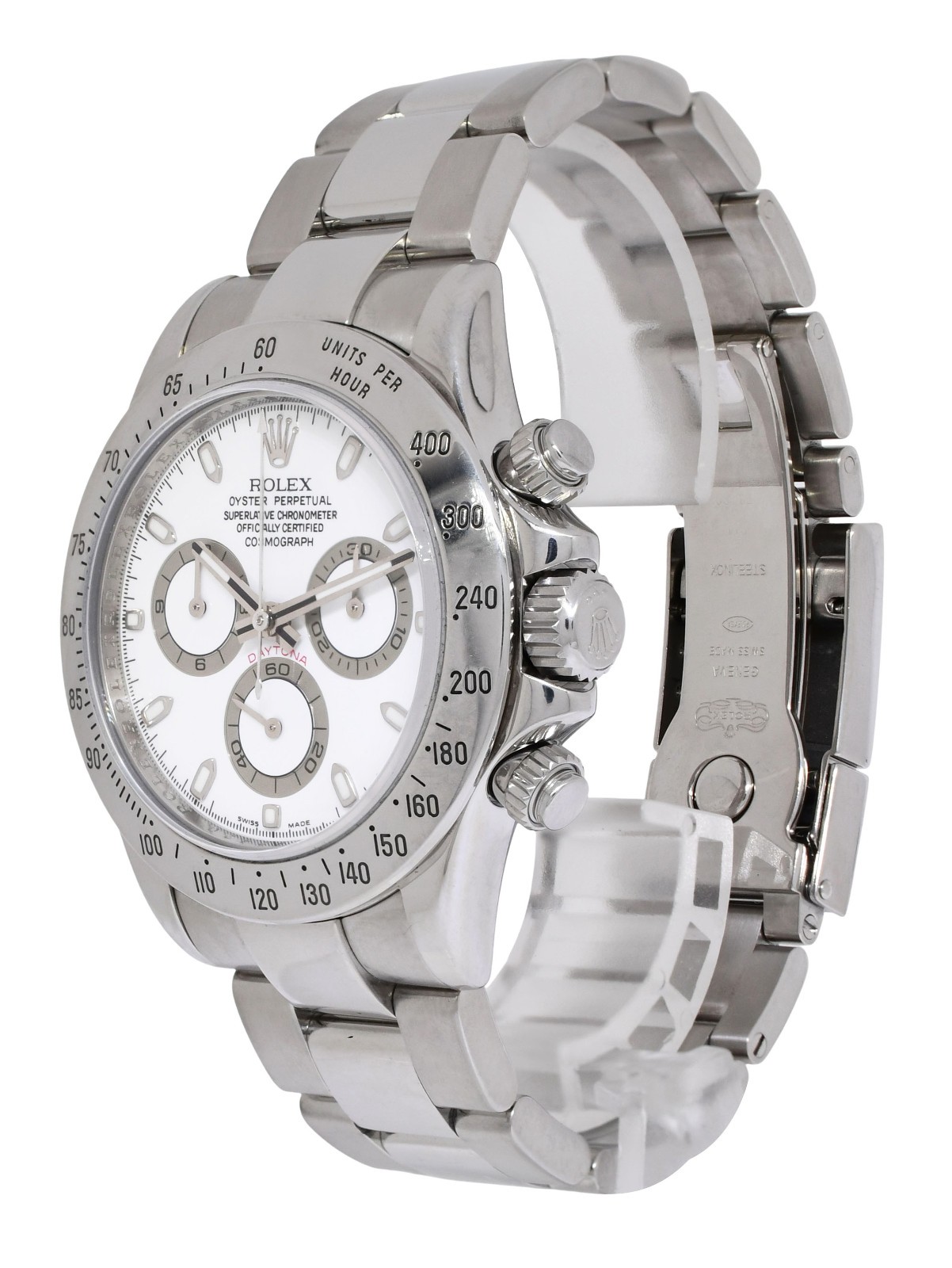 Rolex Daytona Chronograph Steel White Dial Mens 40mm Watch Scrambled M 116520 Rolex Daytona Chronograph Steel White Dial Mens 40mm Watch Scrambled M 116520