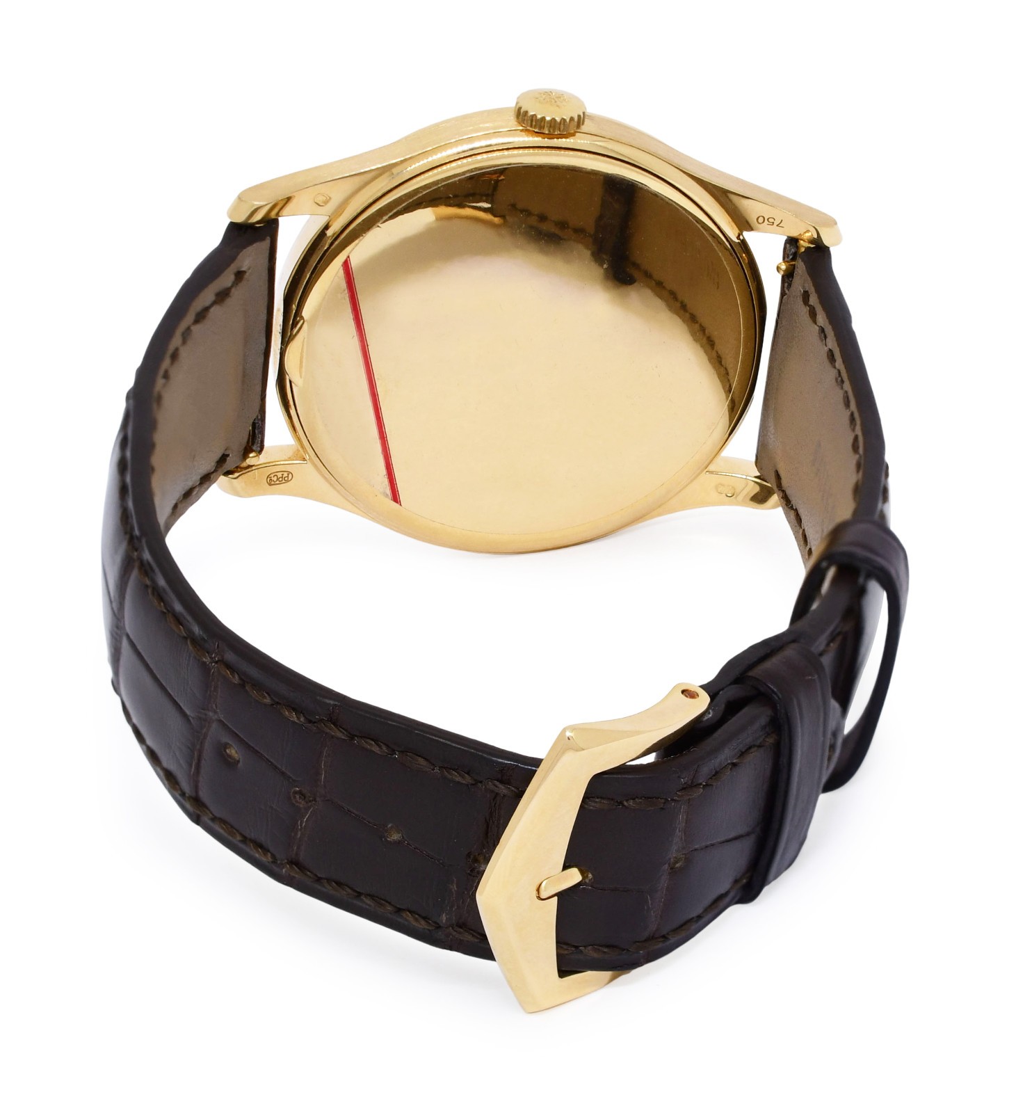Patek Philippe Calatrava 5196 18k Yellow Gold Mens 37mm Manual Watch 5196J Patek Philippe Calatrava 5196 18k Yellow Gold Mens 37mm Manual Watch 5196J