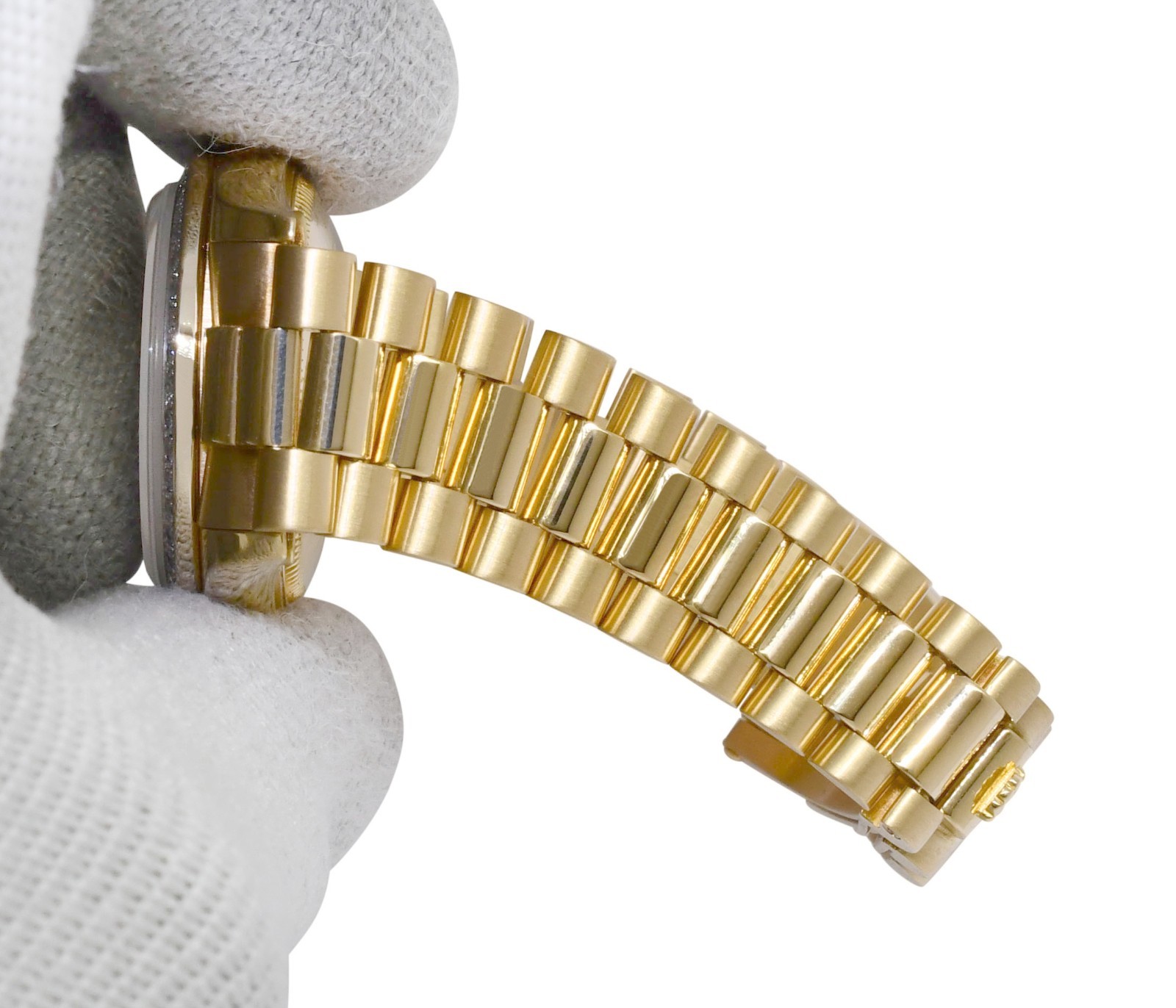 Rolex Datejust President 18k Yellow Gold & Diamond Bezel 31mm Watch N 68278