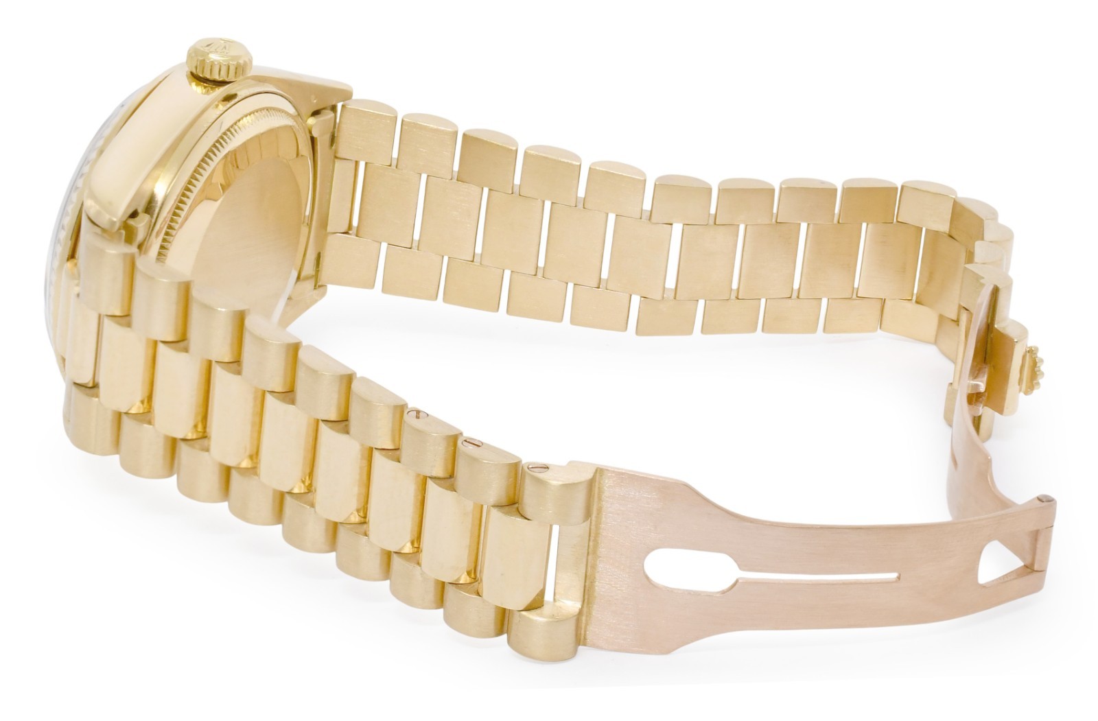 Rolex Day-Date President 18k Yellow Gold Tapestry 36mm Watch +Papers '83 18038 Rolex Day-Date President 18k Yellow Gold Tapestry 36mm Watch +Papers '83 18038