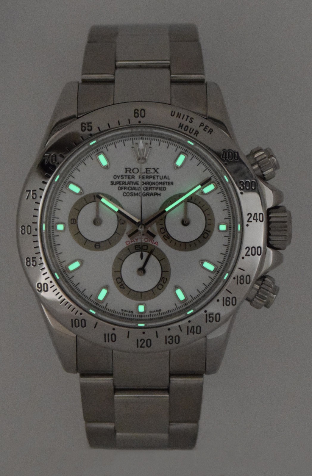 Rolex Daytona Chronograph Steel White Dial Mens 40mm Watch Scrambled M 116520 Rolex Daytona Chronograph Steel White Dial Mens 40mm Watch Scrambled M 116520