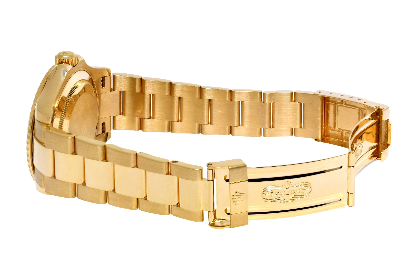 Rolex Yacht-Master 18k Yellow Gold MOP Sapphire/Diamond 40mm Watch V 16628 Rolex Yacht-Master 18k Yellow Gold MOP Sapphire/Diamond 40mm Watch V 16628