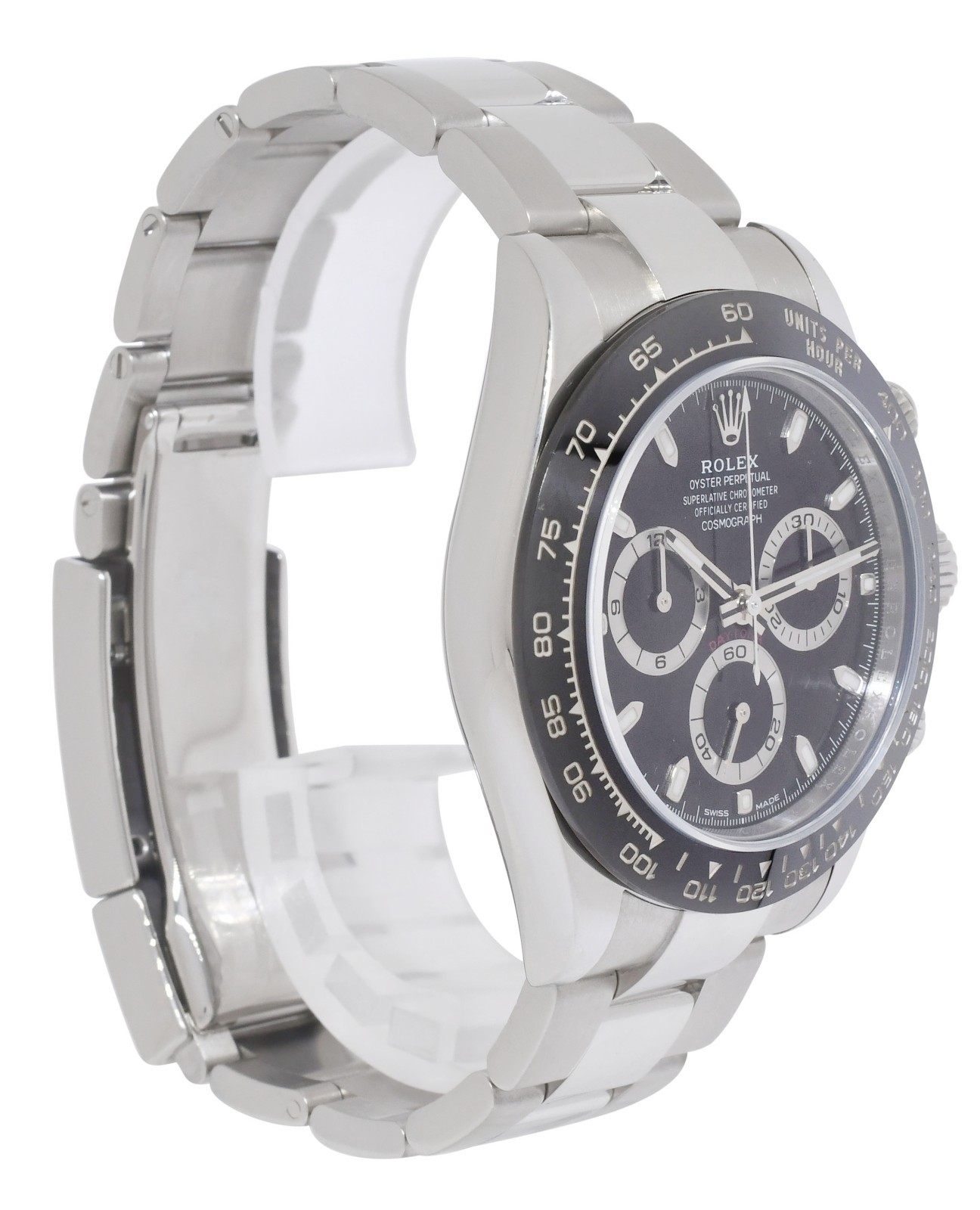 Rolex Daytona Chronograph Steel & Ceramic Black Dial 40mm Watch 116500 Rolex Daytona Chronograph Steel & Ceramic Black Dial 40mm Watch 116500
