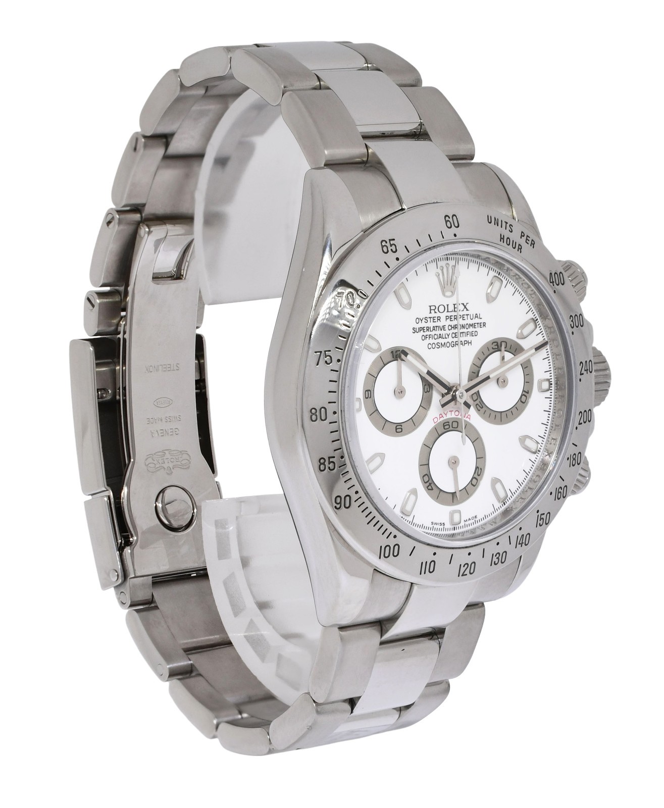 Rolex Daytona Chronograph Steel White Dial Mens 40mm Watch Scrambled M 116520 Rolex Daytona Chronograph Steel White Dial Mens 40mm Watch Scrambled M 116520